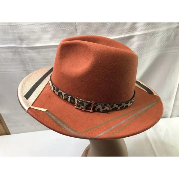 Reid The Label Hat Custom Designer Fedora Professionally Handmade Design New